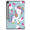 thumbnail image 3 of Dteck Smart Slim Case for Samsung Galaxy Tab S10 FE Plus 13.1 inch X620 / X626B Shockproof Leather Tri-Fold Stand Case Lightweight Hard Shell Cover for Galaxy Tab S10 FE+,Horse, 3 of 7