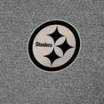 thumbnail image 2 of Men's Antigua  Heather Black Pittsburgh Steelers Subtle Quarter-Zip Top, 2 of 2