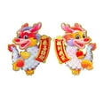 thumbnail image 5 of BLESIYA 2 Pieces New Year Door Stickers Decorative Chinese Dragon Wall Door Stickers Flocking L, 5 of 8