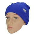 thumbnail image 3 of DALIX Cuff Beanie Cap 12" in Royal Blue, 3 of 4
