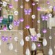 thumbnail image 4 of Cortina de cuentas de cristal decorativa para interiores, suministros de boda, decoración de fondo de escenario festivo Speravity JJ17318-04, 4 of 4