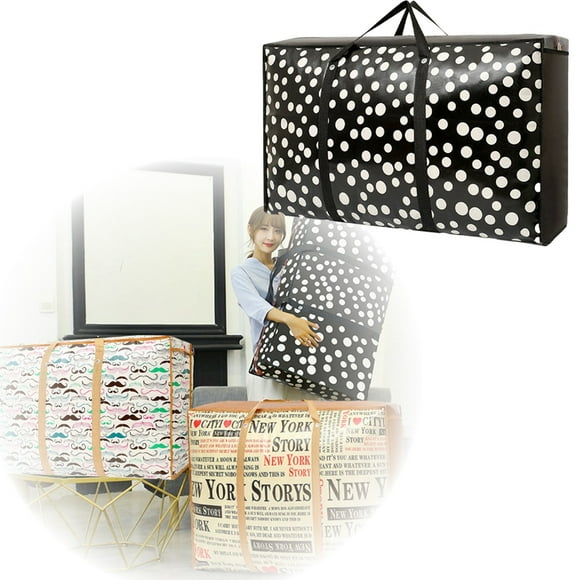 Moving Luggage Bag Thickened Non Woven Moving Bag Cotton Quilt Storage Bag Splash Proof Luggage Bag Hand Held Packing Bag