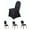 Black, variant on Efavormart 20 Pack | Black Premium Spandex Stretch Fitted Banquet Chair Cover With Foot Pockets - 160GSM