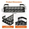 thumbnail image 6 of Sesiiduo Shower Caddy, 2 Pack Adhesive Shower Organizer, Rustproof Metal Shelves, No-Drill Bathroom Organizers and Storage, Black, 6 of 8