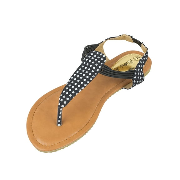 Victoria K Women's Fashion Polka-Dot Sandals