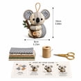 thumbnail image 4 of Beginner Friendly Koala DIY Patchwork Kit, Pre-Cut Fabric Handmade Sewing Craft Set, Easy Assembly Project for Adults and Hobby Lovers, 4 of 7