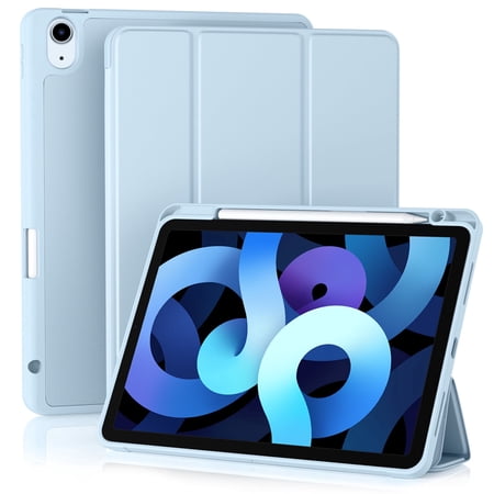 Getino Compatible With iPad Air 11 inch (M4/M3/M2) /Air 5th/ Air 4th Generation Case with Pencil Holder