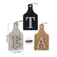 thumbnail image 3 of SIfdSeng Get it Fast Sign Wall Decor Rustic Cutout Eat Letter Sign Wood Decorative Hanging Board for Kitchen/Home Eat Sign Decorative Hanging Wooden Letters Country Wall Art, 3 of 7