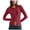 Wine, variant on YDFCWXW Womens Slim Fitted Cardigan Long Sleeve Y2K Ribbed Tops Button Down Shirts Pink, S