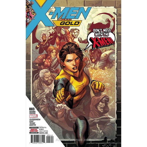 X-Men: Gold (2nd Series) #3 (2nd) VF ; Marvel Comic Book