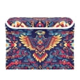 thumbnail image 7 of Yayeee Collapsible Cube Storage Bin with Lid Fabric Closet Decorative Basket with Handles, Geometric Eagle, 7 of 7