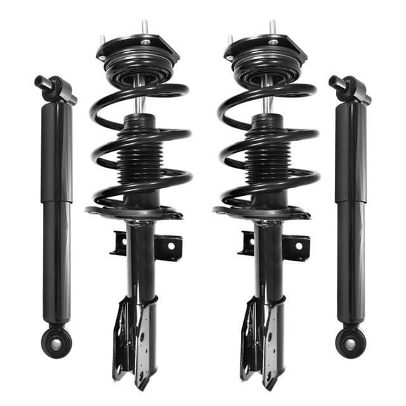 Unity Automotive 4-11680-213050-001 Fnt & Rr Complete Strut Assembly Shock Kit For 2008-2012 Buick Enclave, 2009-2012 Chevrolet Traverse, 2007-2012 GMC Acadia, 2007-2010 Saturn Outlook