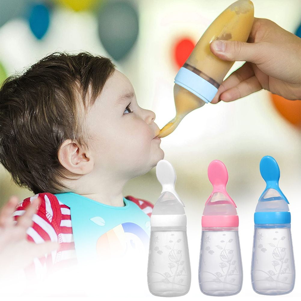 Baby PU Bottle Food Milk Nibbler Feeder Kid Feeding Biberon Scented Bottle Toy 