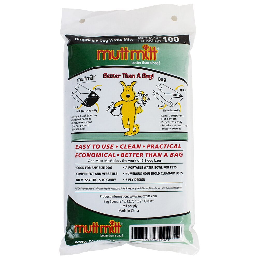 Mutt Mitt 2-Ply  Pack of 100