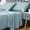 Spa Blue, variant on Bed Sheets and Pillowcase Set Twin Size100% Bamboo,Cool Sheets for Hot Sleepers, 3 PCS Bedding Sheets with Deep Pocket Fitted Sheet, 1 Flat Sheet, 1 Pillowcase (Navy Blue, Full)