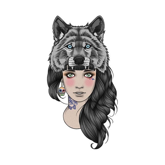 How Do It on Twitter Wolf headdress tattoo girl  25 Native American  Tattoo Designs  httptcokfuI4GkOYA httptcoOWj1AQws3r  Twitter