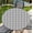 A-black and White Mandala, variant on He is Risen Easter Checkered Round Fitted Tablecloth with Elastic Edge,Waterproof Spring Christian Cross Buffalo Plaid Religious Table Cover for 40-44" Stretch Table Cloth for Dinner Indoor Outdoor