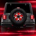 thumbnail image 1 of Convient pour Ford Bronco XK Glow 2021-2024 Feu de Freinage de Pneu de Rechange XK041019B Support de Moyeu de Pneu de Rechange; Lentille Anti-Fumée; Ampoules Rouges/blanches; LED; avec Fonctions de Course/frein/reverse/virage Séquentiel, 1 of 6