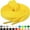 05# Yellow, variant on 2 Pairs Flat Sneaker Shoe Laces 2/5" in 20 Colors, Wide Shoelaces for Athletic, Skate Shoes