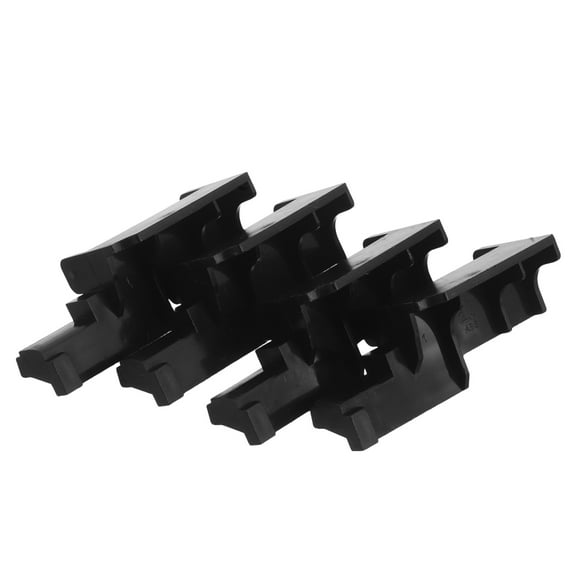 BESTYASH 4Pcs Universal Black Microwave Door Latch Hooks Replacement for Easy Oven Door Repair and Maintenance