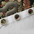 thumbnail image 4 of Homewish Country Botanical Fungus Black Out Curtains,Safari Snake Curtains Pack of 2 (42x63 Each),Rustic Mushroom Floral Bedroom Curtains For Girls,Ultra Soft Home Decor, 4 of 6