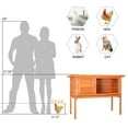 thumbnail image 4 of SYTHERS 36" Chicken Coop Rabbit Hutch Small Animals House, 4 of 8