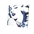 thumbnail image 1 of Marilyn monroe en Bleu - Toile 24"x24 Pouces - Impression sur Demande, 1 of 5