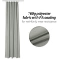 thumbnail image 4 of Yescom 54"x120 Pouces Rideau Extérieur Drapé à Pattes UV30+ pour Patio Pergola Cour Arrière 8 Pcs, 4 of 9