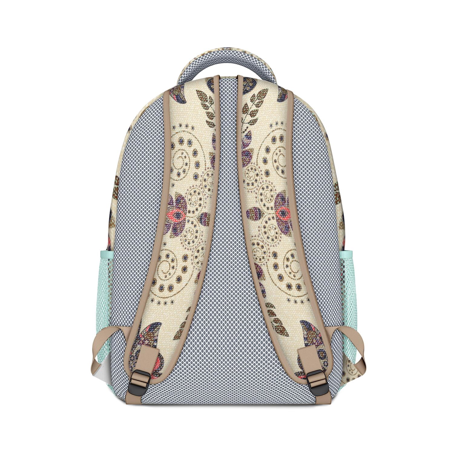 Classic Bohemian Paisley Backpack - Waterproof & Breathable School Bag with Spinal Support