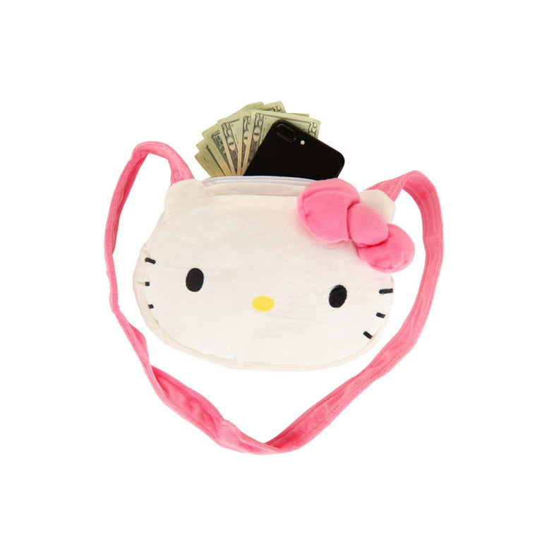 Hello Kitty Small Black Face Messenger Bag Hand Bag (Black) : Clothing,  Shoes & Jewelry 