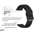 thumbnail image 1 of Correa de reloj Abanen para Garmin Venu 2 Plus/Venu Sq, 20mm Silicona, 1 of 2