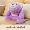 thumbnail image 5 of GUND Original Snuffles Teddy Bear, Stuffed Animal Plush Toy for Ages 1 and Up, Purple, 10, 5 of 7