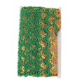 thumbnail image 1 of Moyic Borde de encaje metálico con lentejuelas de x35mm, adornos, cinta, tela, costura DIY Tela de costura y artesanía verde 13m, 1 of 1