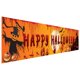 thumbnail image 2 of Grande feliz halloween banner garland garaje jardín fondo festival de vacaciones decoración de pared bandera colgante F BLESIY Cartel de halloween, 2 of 7