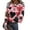 40#Hot Pink, variant on Valentine's Day T-Shirt for Women Long Sleeve Crewneck Heart Pattern Stretch Rib Knit Slim Fit Basic Tees 2026 Casual Outfits Light pink XL