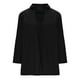 thumbnail image 4 of Vestidos Casuales Para Mujer, Blusas De Mujer De Moda Blusa holgada de lino con cuello en V, manga tres cuartos y botones decorativos para mujer., 4 of 6
