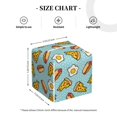 thumbnail image 4 of Balery Hot Dog Pizza Porta Pañuelos de Cuero con Estampado – Funda Moderna Cuadrada para Caja de Pañuelos, Dispensador 5x5x5'', 4 of 7