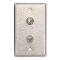 thumbnail image 1 of Pro Co WP1018 Single Gang (2) TRSF Non-Latching Wall Plate, 1 of 3