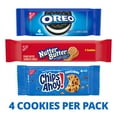 thumbnail image 2 of Nabisco Cookie Variety Pack, OREO, Nutter Butter, CHIPS AHOY!, 10 Snack Packs (4 Cookies Per Pack), 2 of 4