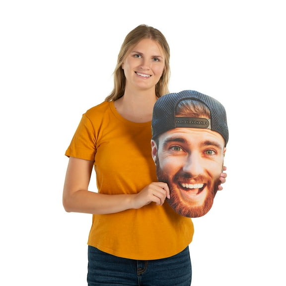 Fun Express Custom Photo Big Head Cardboard Sign, 18"