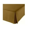 thumbnail image 2 of The Great American Store- 600 TC 100% Natural Cotton, Pleated Style Bed Skirt with 11 Inch Drop (King Size, Solid Taupe) -Easy Fit Dust Ruffle, Covers Bed Legs & Frame, 2 of 2