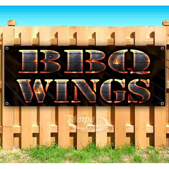 BBQ Pork 13 oz Vinyl Banner With Metal Grommets