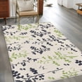 thumbnail image 2 of Grey Green Botanical Area Rugs 3'x5', Small Throw Rugs for Living Room Bedroom, Rustic Country Spring Floral Summer Leaf Indoor Outdoor Rug Non-Slip Low Pile Carpet Runner Reversible Floor Mats, 2 of 8