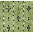 thumbnail image 4 of oneOone Cotton Poplin Twill Light Green Fabric Texture & Triangle Geometric Sewing Craft Project Fabric Prints By Yards 56 Inches Wide, 4 of 4