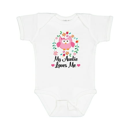 

Inktastic My Auntie Loves Me Niece Gift Baby Girl Bodysuit