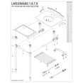 thumbnail image 3 of Kingston Brass LMS30MAB5 Pemberton 30" Carrara Marble Console Sink with Acrylic Legs and Shelf (8-Inch, 3-Hole), Carrara Marble White/Oil Rubbed Bronze, 3 of 4