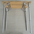 thumbnail image 2 of AmeriHome 25.75 x 17" Adjustable Height Folding Bamboo Table with Carry Bag, 2 of 8