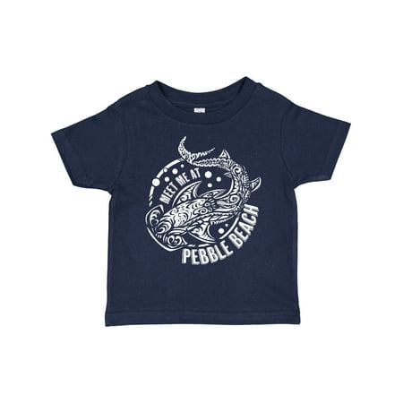 

Inktastic Meet Me at Pebble Beach Shark Design Gift Toddler Boy or Toddler Girl T-Shirt