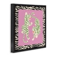 thumbnail image 2 of Stupell Industries Bohemian Purple & Green Twin Tigers Black Floating Frame Canvas Art, 18 x 18, by Karolina Sato, 2 of 8