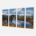 thumbnail image 2 of Lake with Pine Trees Reflecting Sky - Extra Large Landscape Canvas Art Print, 2 of 3